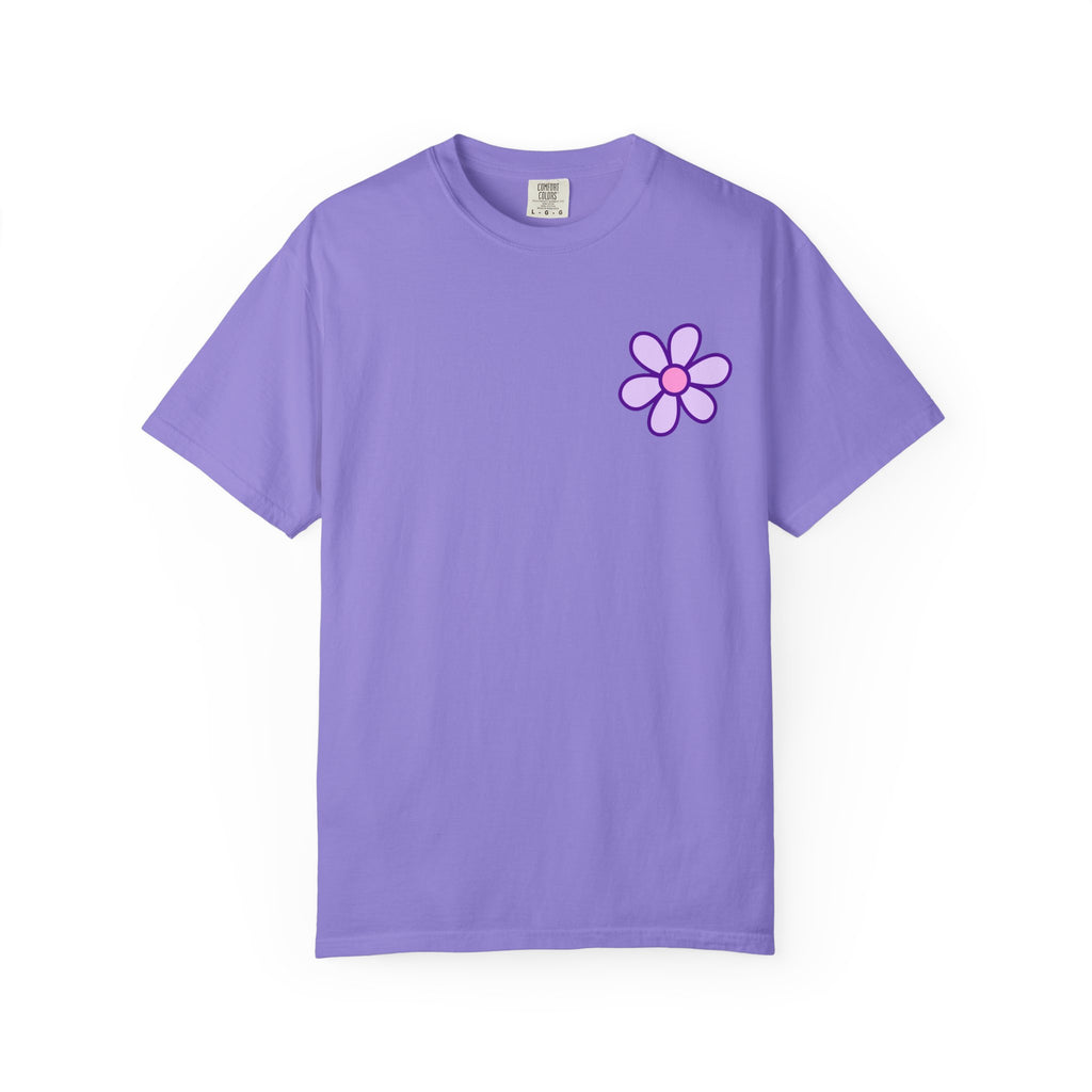 God is Good Floral Smiley T-shirt